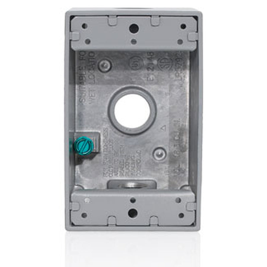 1GM53-GY Weatherproof Box 1-GANG Gray
