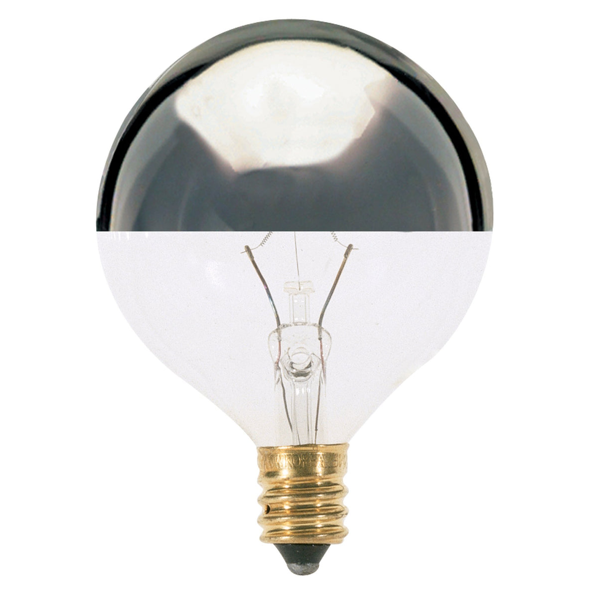 25G16.5-SL Incan G16.5 Slvr Crwn 120V E12