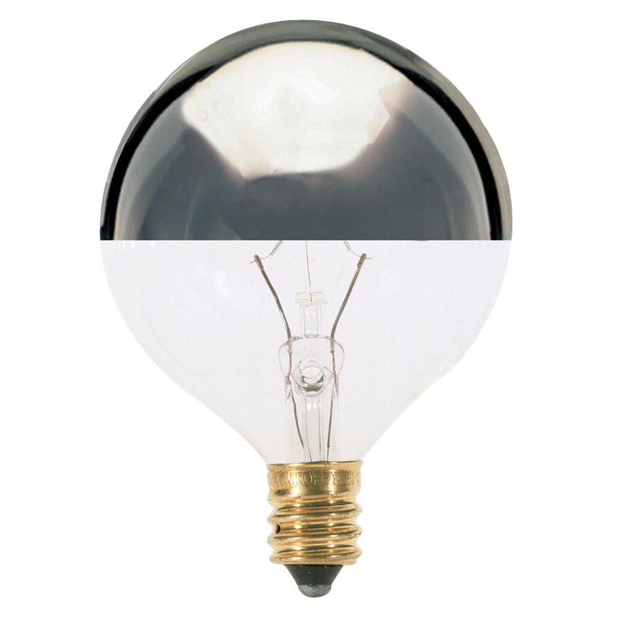 25G16.5-SL Incan G16.5 Slvr Crwn 120V E12
