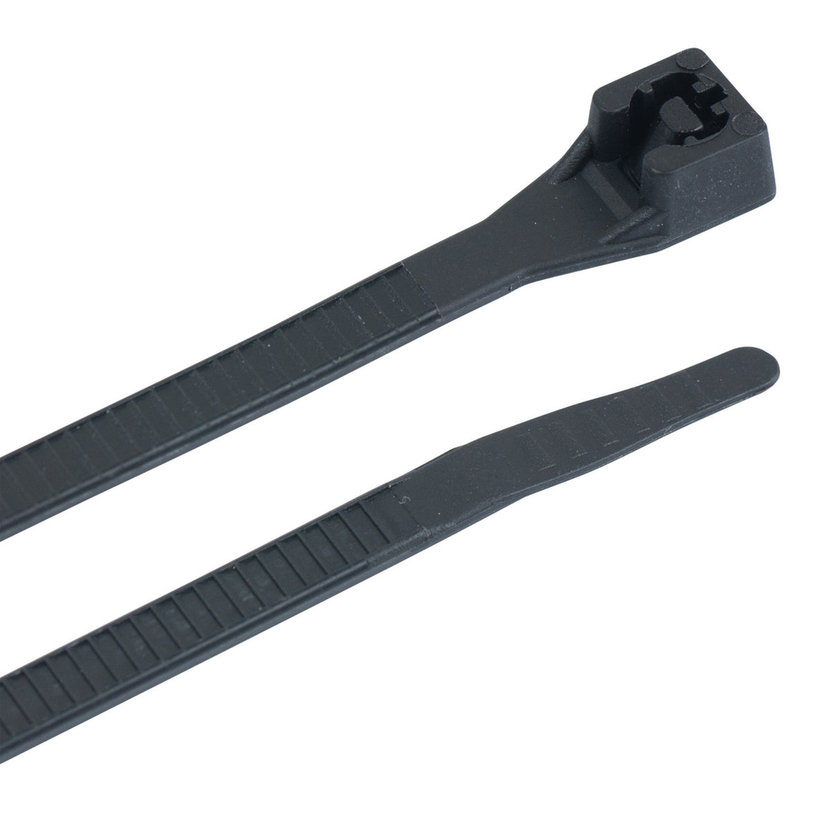 46-308UVB Dbl Lck 8" Cable Tie Blk 100PK