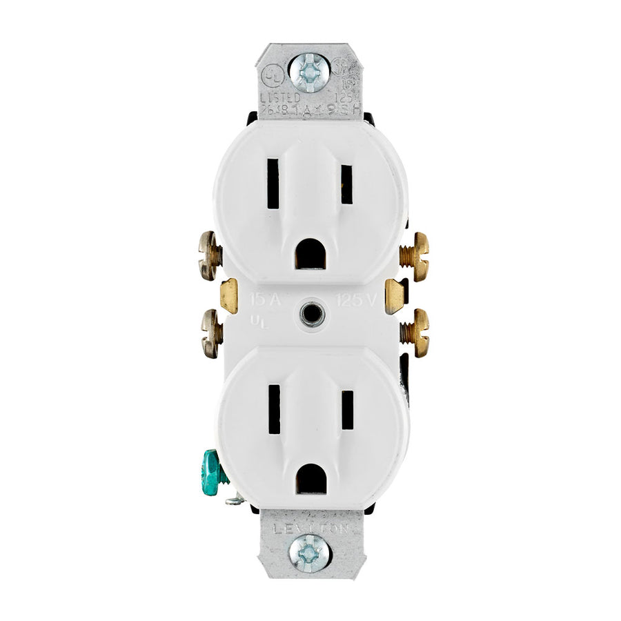 5320-4W 2X Outlet 125V 15A Wht