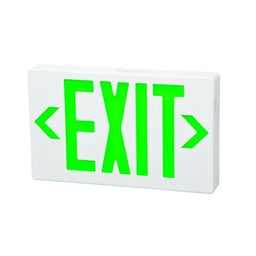 73014-EXIT-GRN-WHT LED Exit Grn Ltr Wht AC