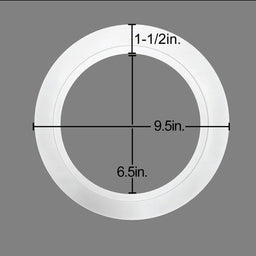 RDL6-GR Goof Ring For 6" Dwnlt White