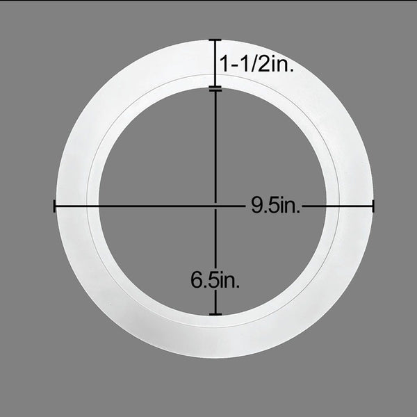 RDL6-GR Goof Ring For 6" Dwnlt White