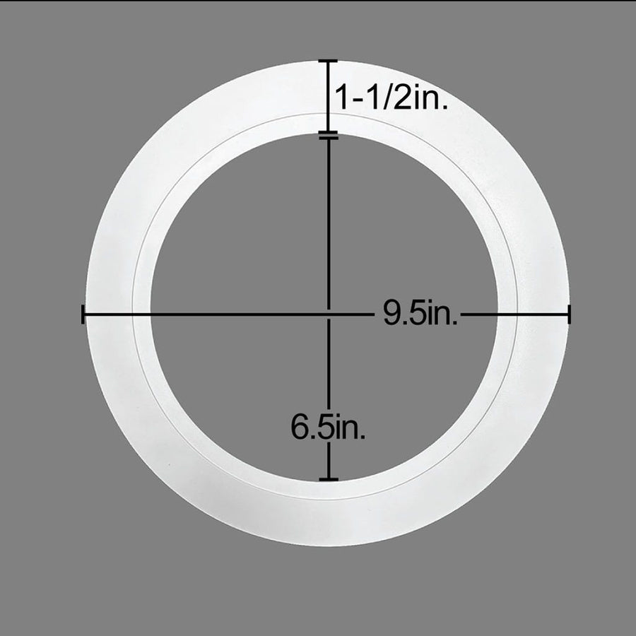 RDL6-GR Goof Ring For 6" Dwnlt White