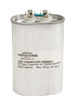 CAP-1000W/MH/OVAL.KE Key Oval 24MF 480VAC Oil