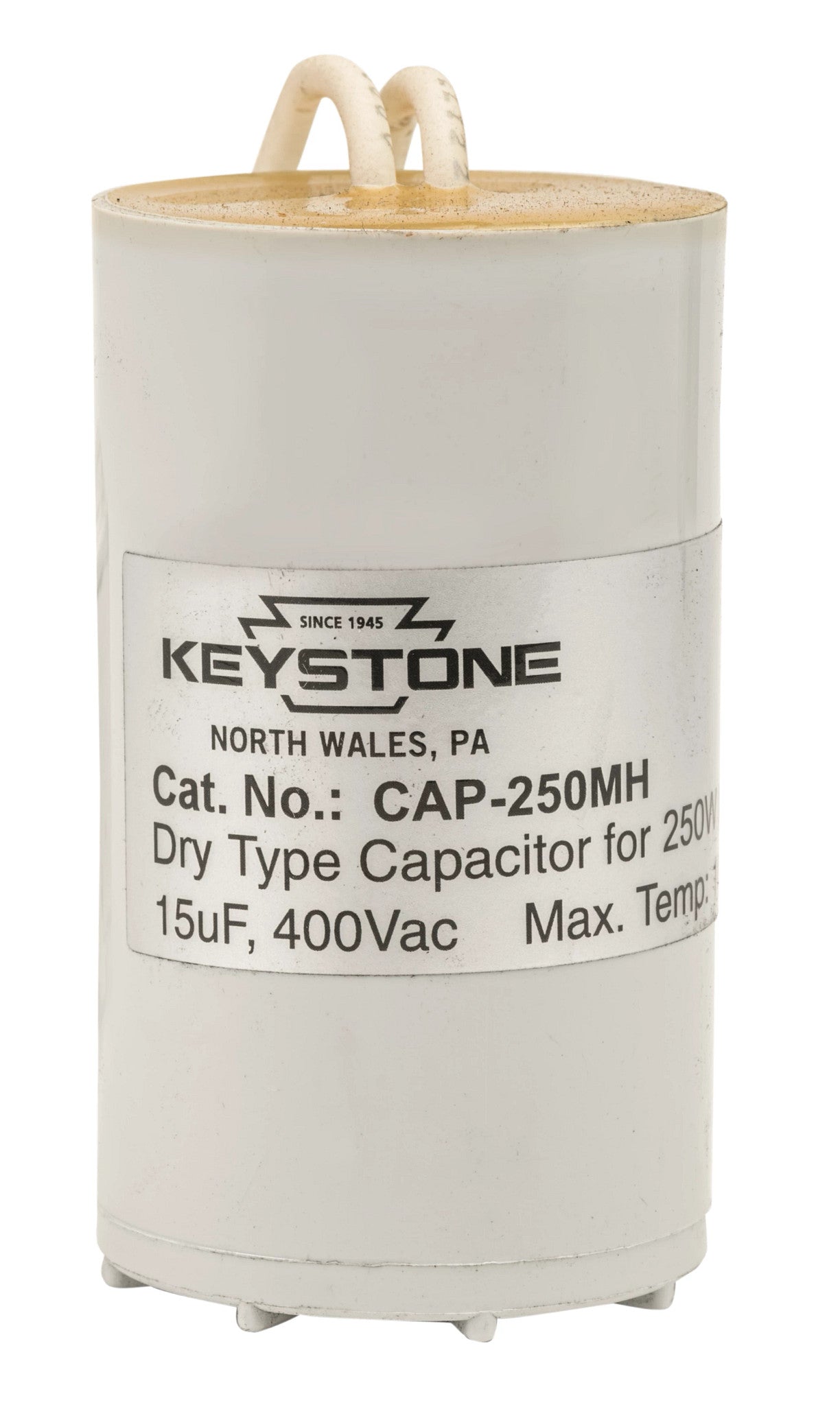CAP-250W/MH/DRY.KEY 15MF 400VAC Dry