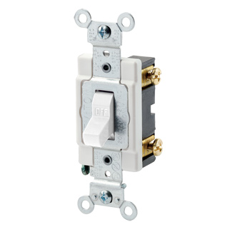CSB1-20W Toggle Switch UNV 20A Wht