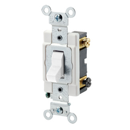 CSB3-20W Toggle Switch UNV 20A Wht