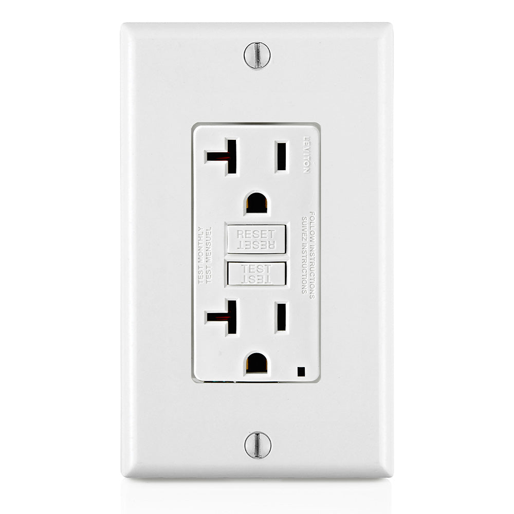 GFNT2-W 2X Outlet 125V 20A Gfci White