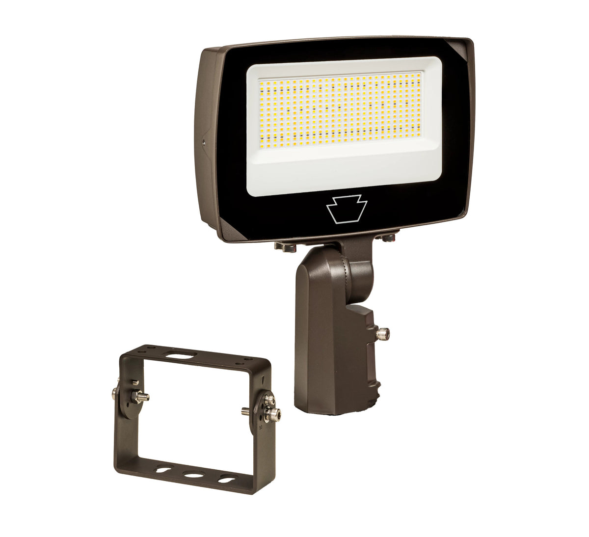 KTFLD100PSR4AUNV8CSB LED Fld W/k-Slct UNV Dim Brnz