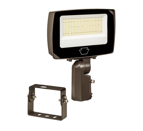 KTFLD100PSR4AUNV8CSB LED Fld W/k-Slct UNV Dim Brnz