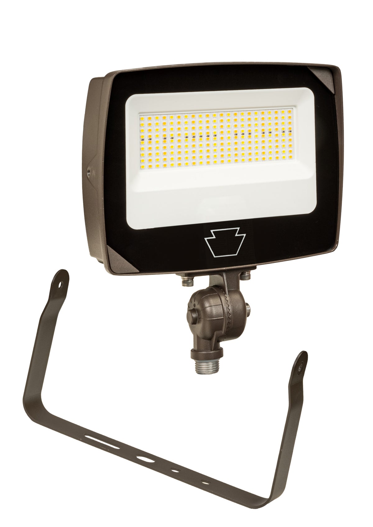 KTFLED60PSR4AUNV8CSB LED Fld W/k-Slct UNV Dim Brnz