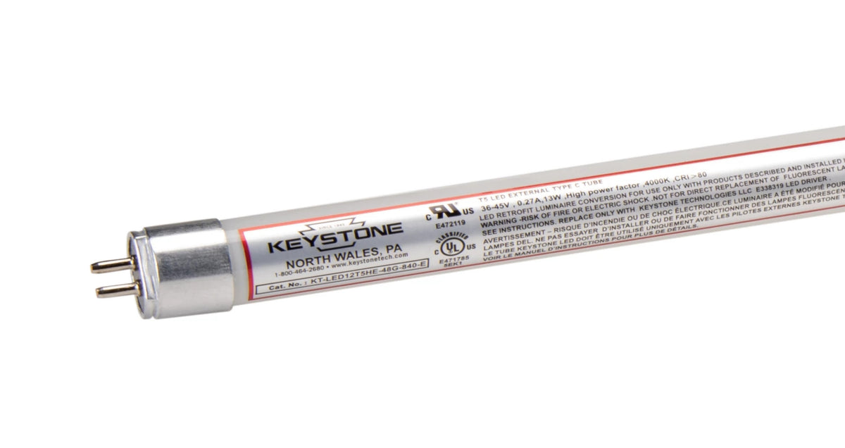 KTLED12T5HE48G840EG2 LED T5 4FT 12W 40K Type-C Dim
