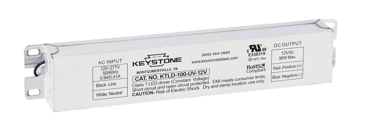 KTLD-100-UV-12V LED Driver Cv 96W 12V 100-277V