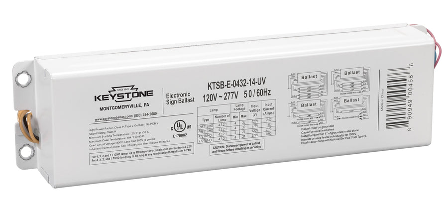 KTSB-E-0432-14-UV Key Elect 4-32FT 1-4L Multvlt