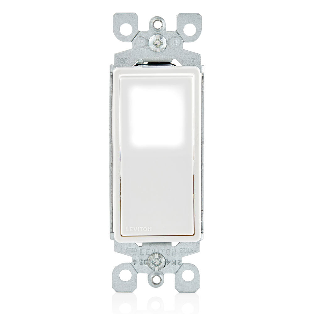 L5611-2W Rocker Switch UNV 15A Wht
