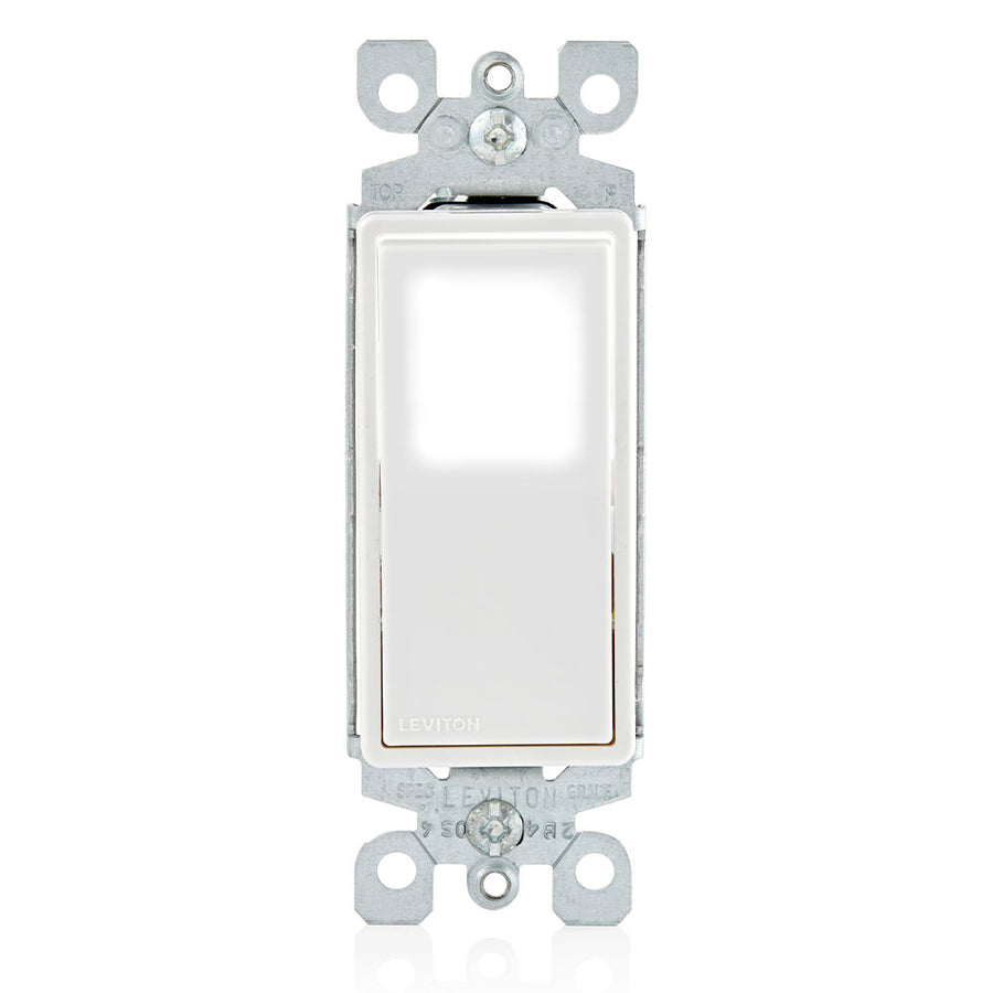 L5611-2W Rocker Switch UNV 15A Wht