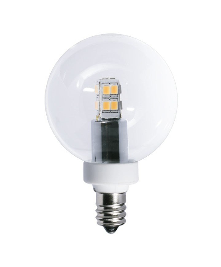 LED-G16-BLBR770145 LED G16 Clr 2.5W 27K 120V E12