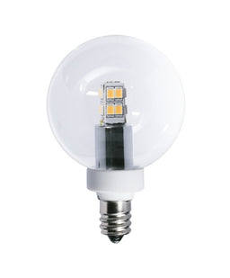 LED-G16-BLBR770145 LED G16 Clr 2.5W 27K 120V E12