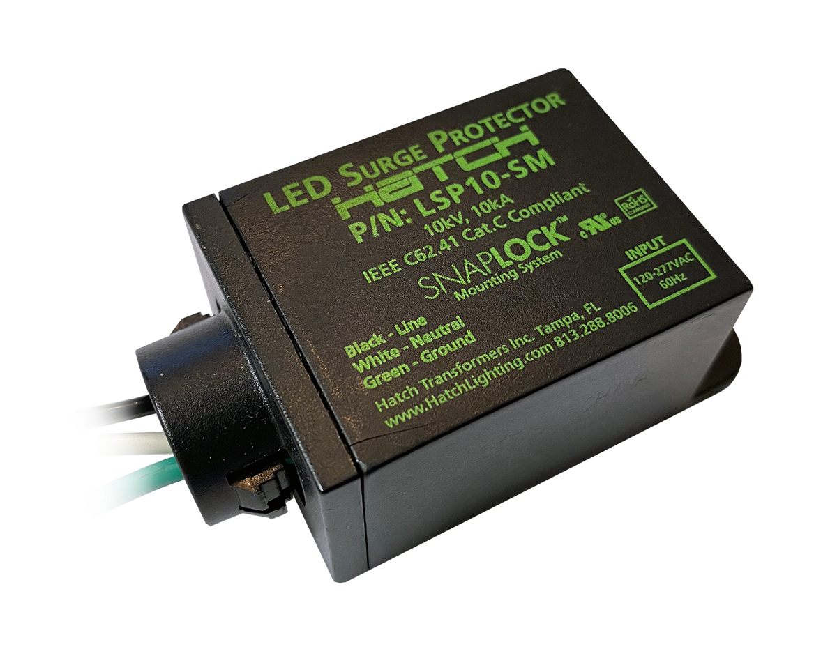HATCH-LSP10-SM LED Surge Protector 120/277V