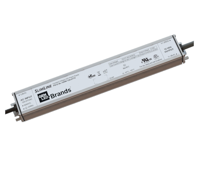 PS12-SL-15W-120-277V Slim 15W Unv-In 12V-OUT IP67