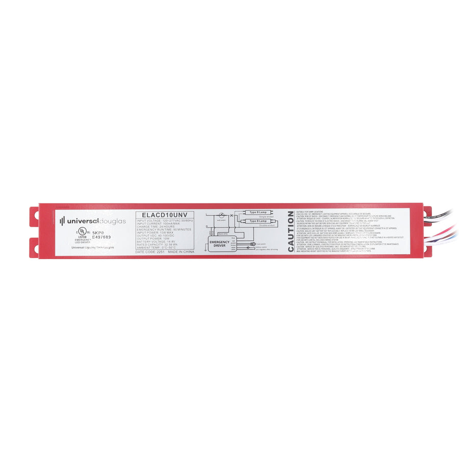 ELACD10UNV LED Emrgncy Drvr 10W 120/277V