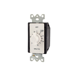 TORK-A530MW (15114) Man. In-Wall Timer 60 Min Wht