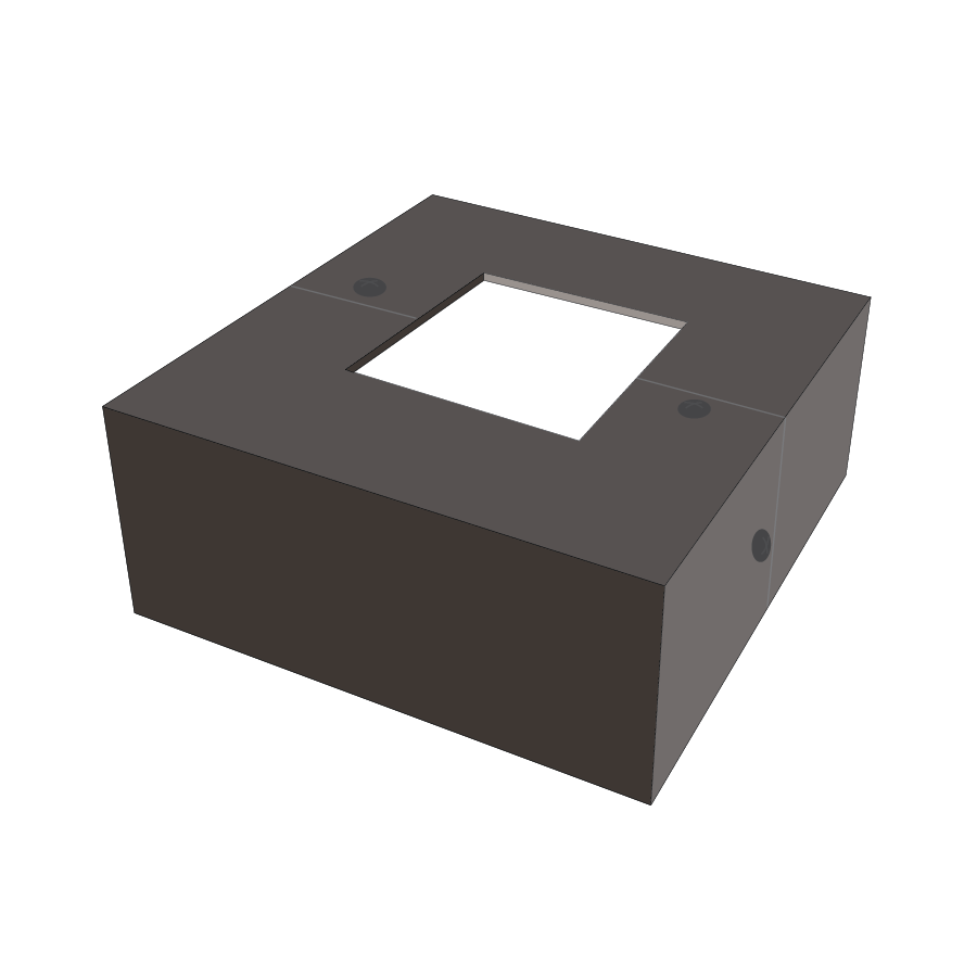 BC5 Base Cover 5" Square Bronze