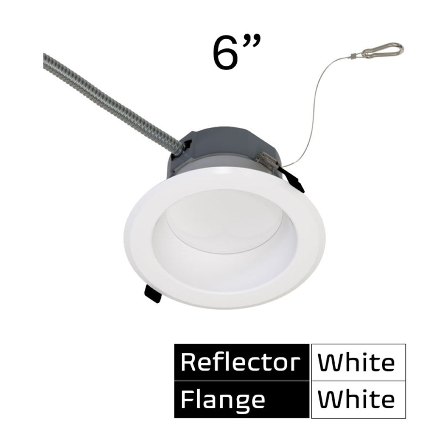 CDL-6-LS-CS-WH-DDV LED 6" Dwnlt W/k-Slct UNV Dim