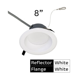 CDL-8-LS-CS-WH-DDV LED 8" Dwnlt W/k-Slct UNV Dim