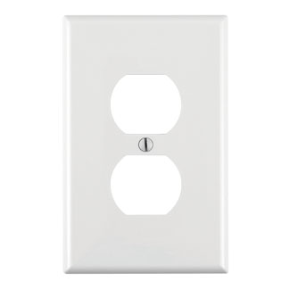 PJ8-W Wallplate 1-GANG/DUPLEX