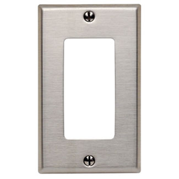 SSJ26-40 Wallplate 1-GANG/1-DECORA Ss