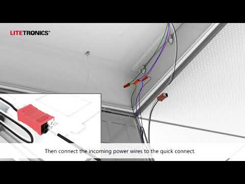 RP29UQT240DLPA LED 2X2 Retro 29W 40K UNV Dim installation video