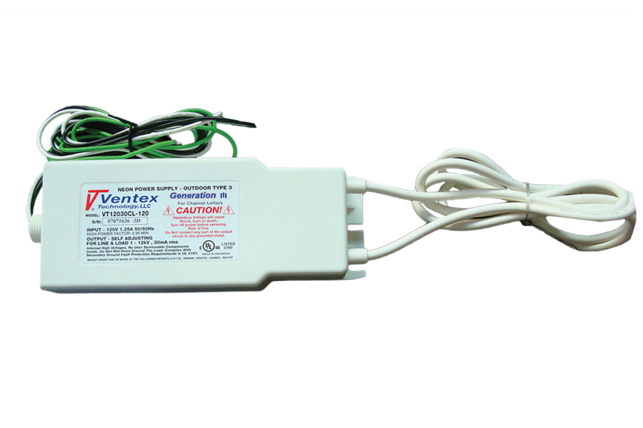 VENTEX-VT12030CL-120 Outdr E-Neon 12000VOUT 120VIN