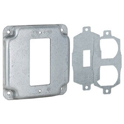 808U Square Cover 4" 3-IN-1 Plate