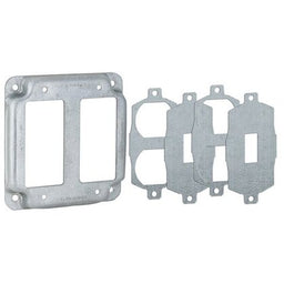 809U Square Cover 4" 6-IN-1 Plate