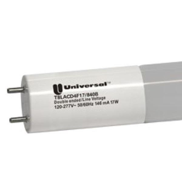 T8LACD2F9/840B LED 2FT T8 9W 40K UNV Bypass